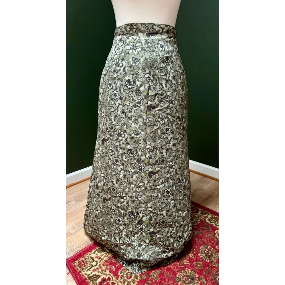 Vintage‎ Stak C.C.C. Floral High Waisted Maxi Women's 7